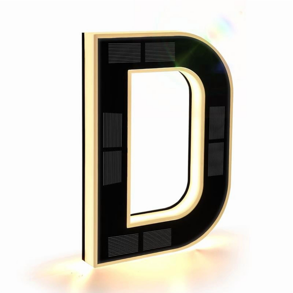 Solar-Illuminated Address Display