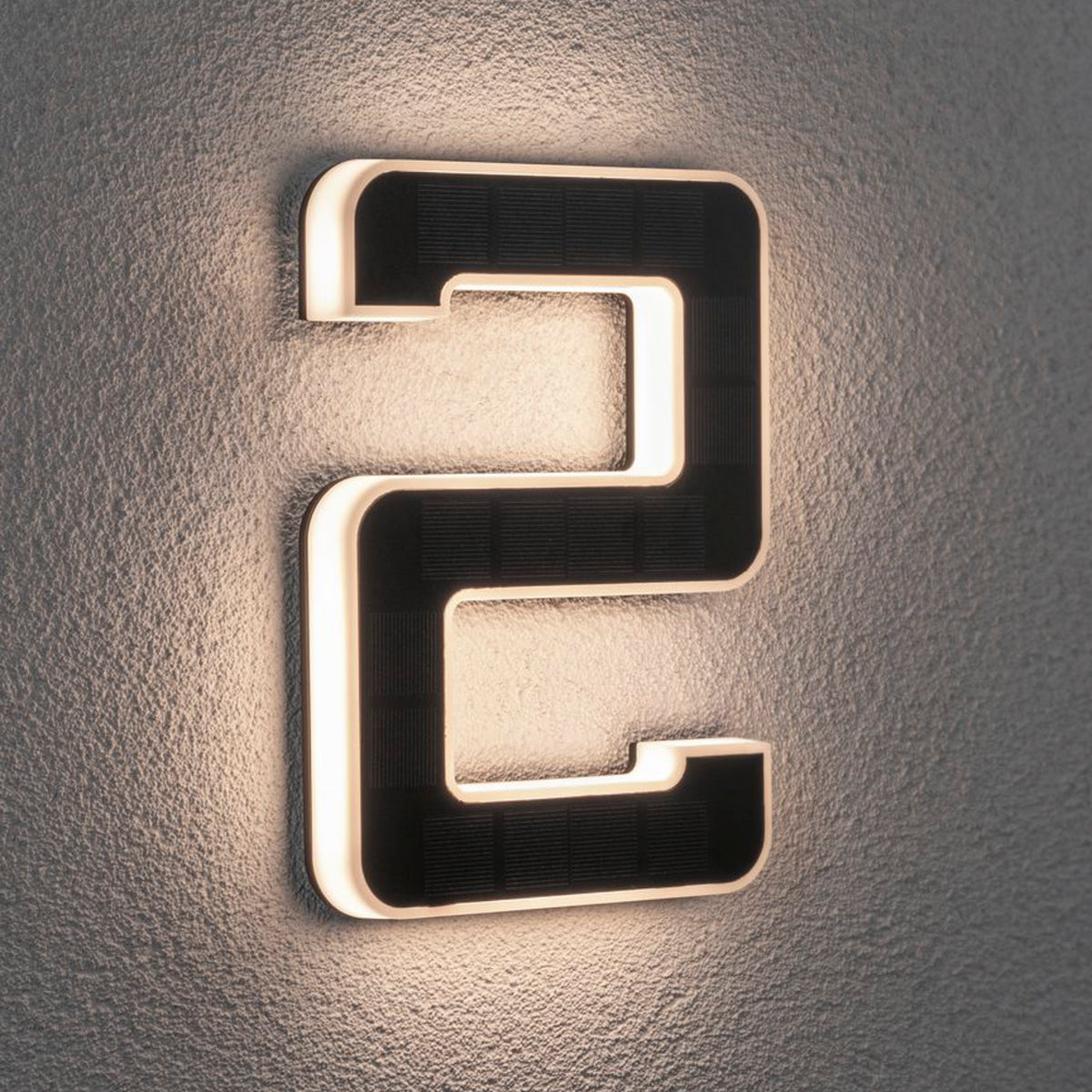 Solar-Illuminated Address Display